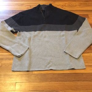 Gap Colorblock Mockneck Sweater